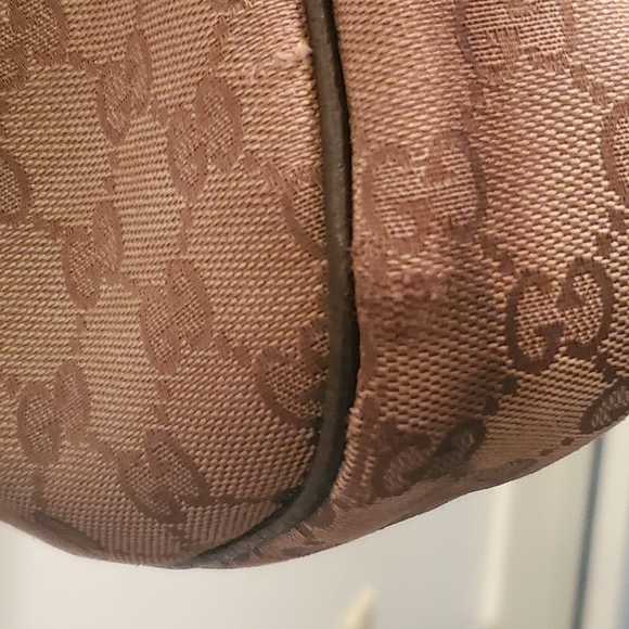 Authentic Gucci  Monogram Brown Shoulder Bag - Picture 7 of 16